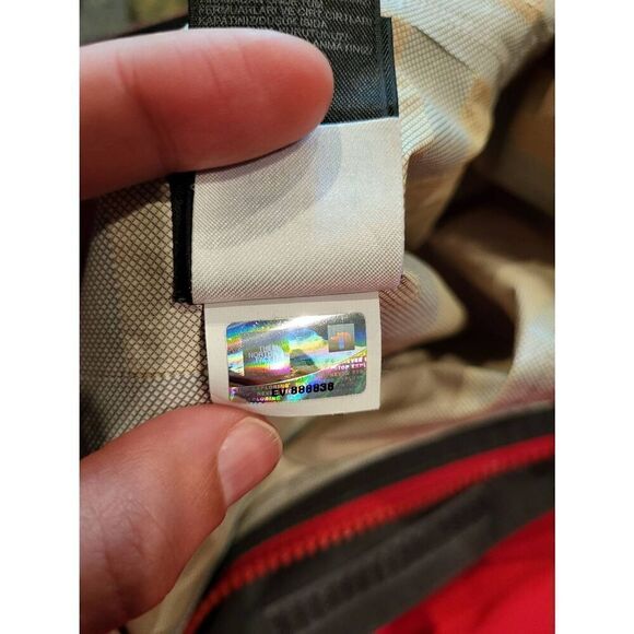 The North Face Venture Hyvent Rain Jacket Hiking Outdoors Red Men's XL - Picture 7 of 8